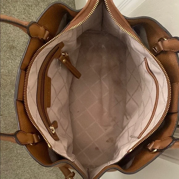Michael Kors Brown Leather Tote Bag 💼 - Picture 6 of 7